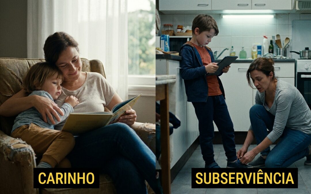 A diferença entre carinho e subserviência na educação dos filhos