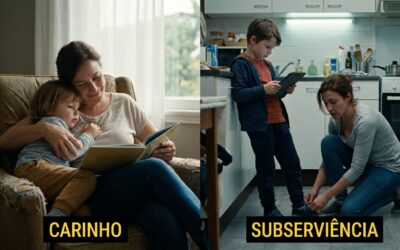 A diferença entre carinho e subserviência na educação dos filhos